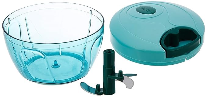 3 Blade Maual Chopper Mini Handy and Compact Chopper for Effortlessly Chopping Vegetables and Fruits for Your Kitchen