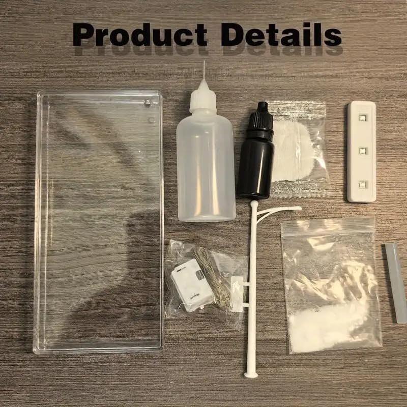 DIY Snowfall Lamp with Street Light Snow lamp– Handmade Snow Scenery Night Light for Christmas Decor, Birthday Gifts, and Family Fun